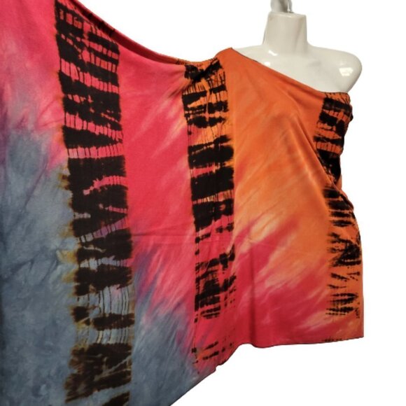 Colorful Cape Cover up, Shawl Poncho  Size S/M - NWOT - Picture 7 of 8